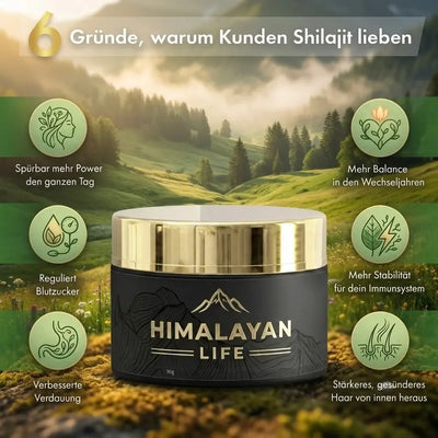 100% natürliches Himalayan Shilajit und gratis Löffel