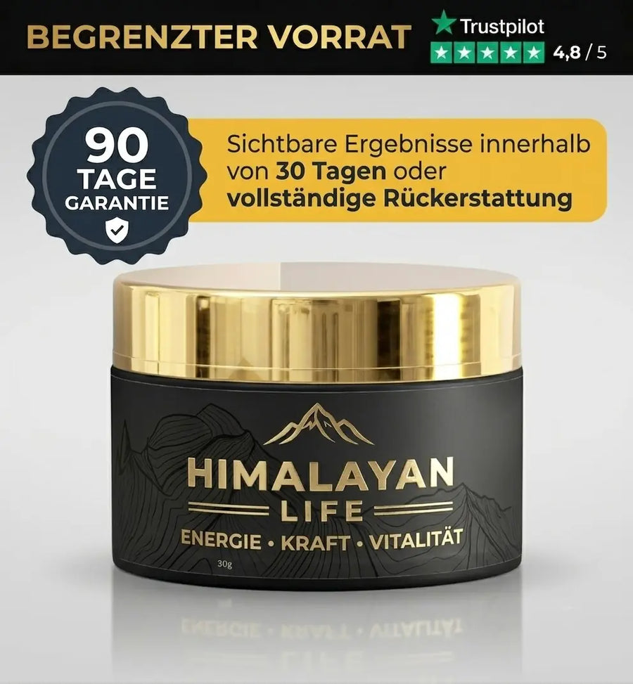 100% natürliches Himalayan Shilajit und gratis Löffel