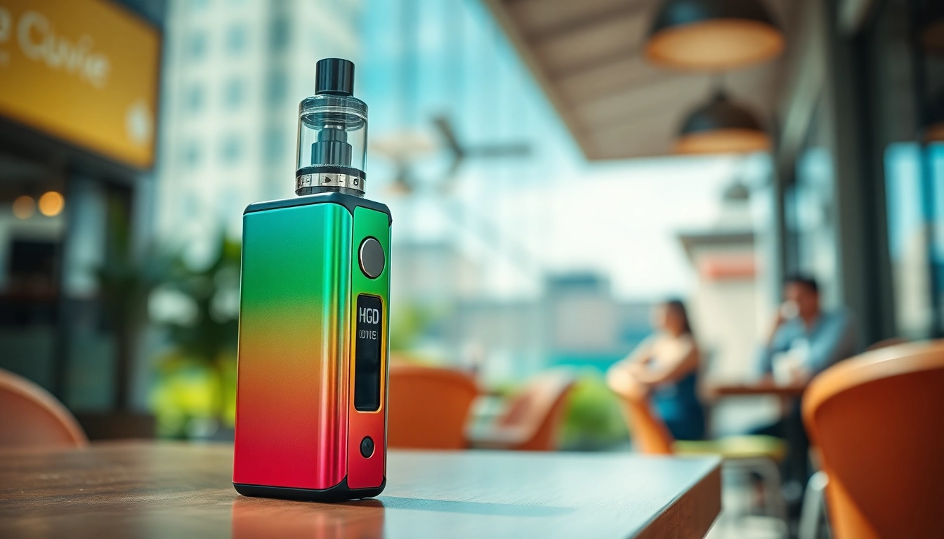Experience the stylish HQD Cuvie vape device designed for modern enthusiasts.