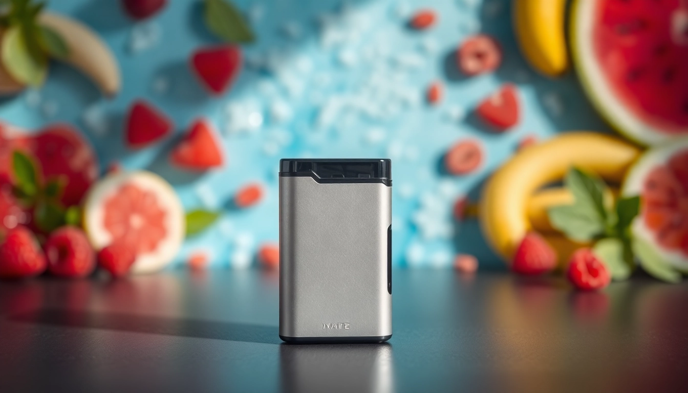 Showcasing Raz LTX 25K FROZEN Edition vape with refreshing flavors and sleek design.