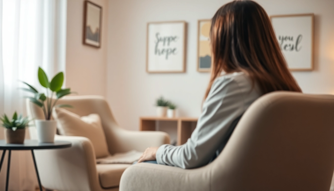 Engaging scene of depression treatment dubai in a therapy session showing supportive atmosphere.